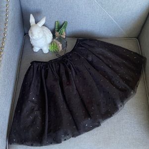 Black Tulle skirt Girls size 6-8 years